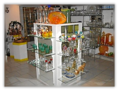 Verkaufs- uns Ausstellungsraum Glaskunst Mayern